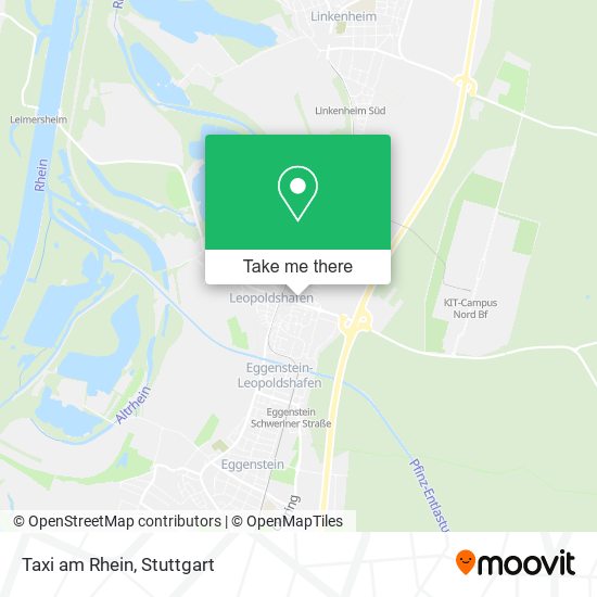 Taxi am Rhein map