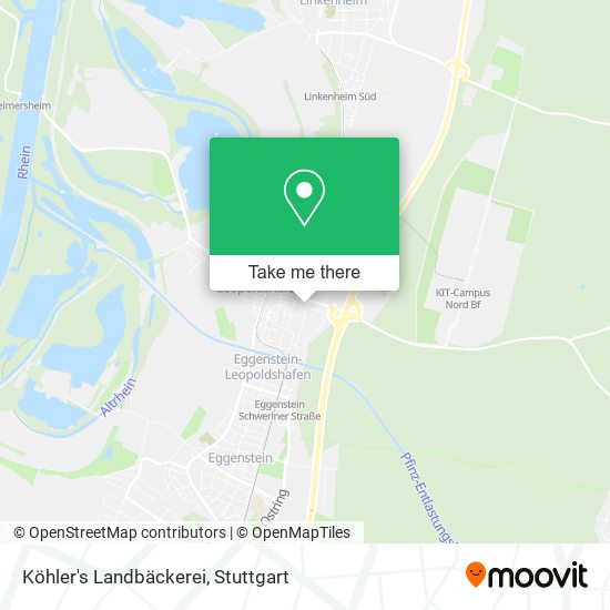 Köhler's Landbäckerei map