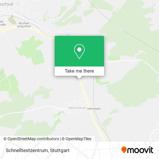 Schnelltestzentrum map