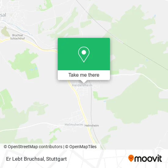 Карта Er Lebt Bruchsal