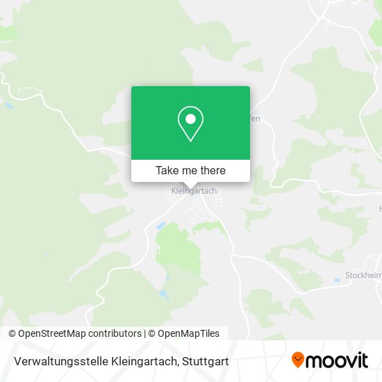 Карта Verwaltungsstelle Kleingartach