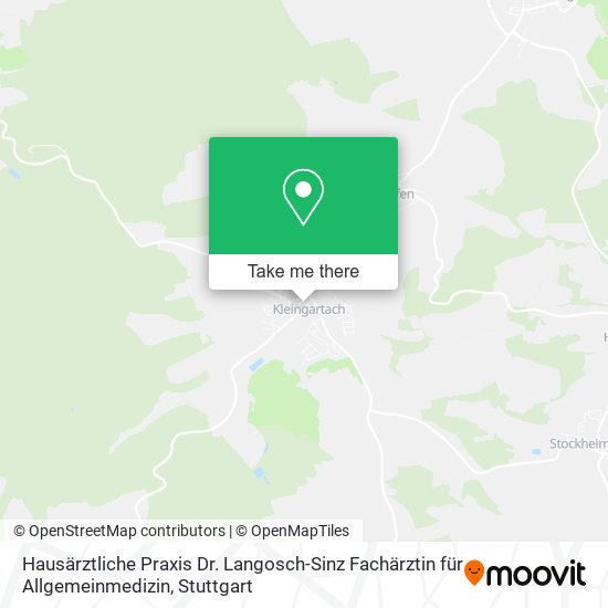 Hausärztliche Praxis Dr. Langosch-Sinz Fachärztin für Allgemeinmedizin map