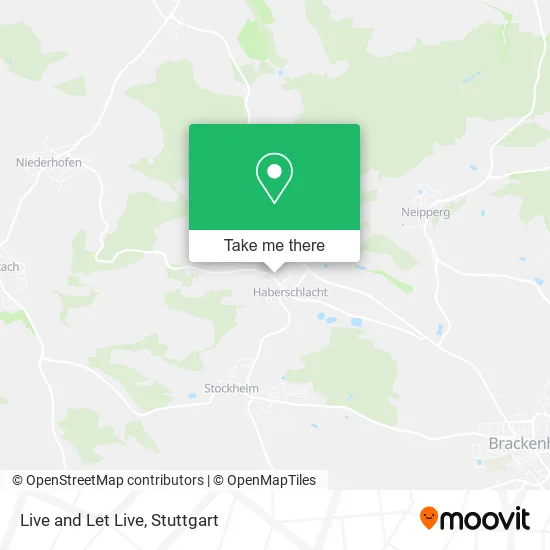 Live and Let Live map