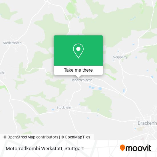 Motorradkombi Werkstatt map