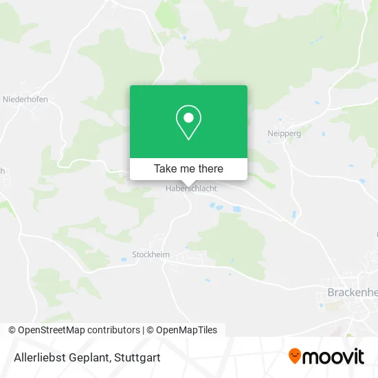Карта Allerliebst Geplant
