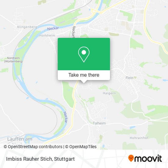 Imbiss Rauher Stich map