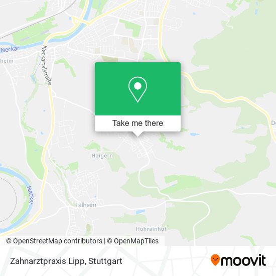 Карта Zahnarztpraxis Lipp