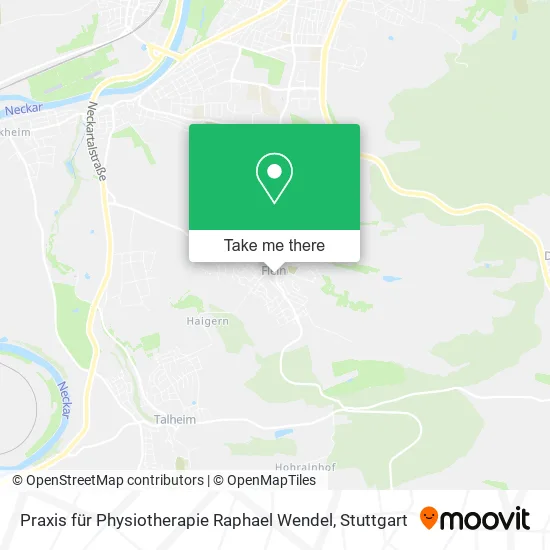 Карта Praxis für Physiotherapie Raphael Wendel