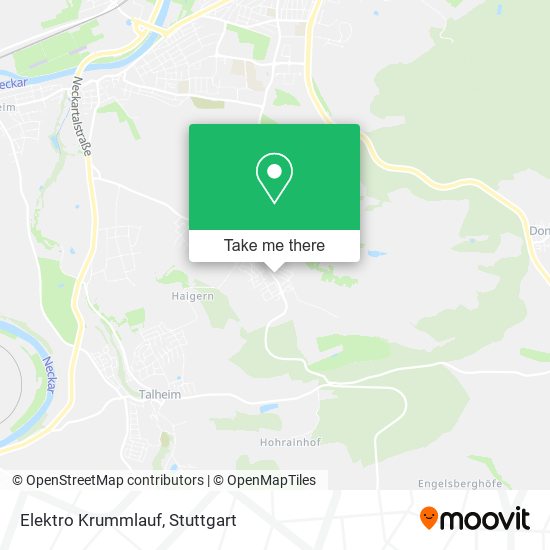 Карта Elektro Krummlauf