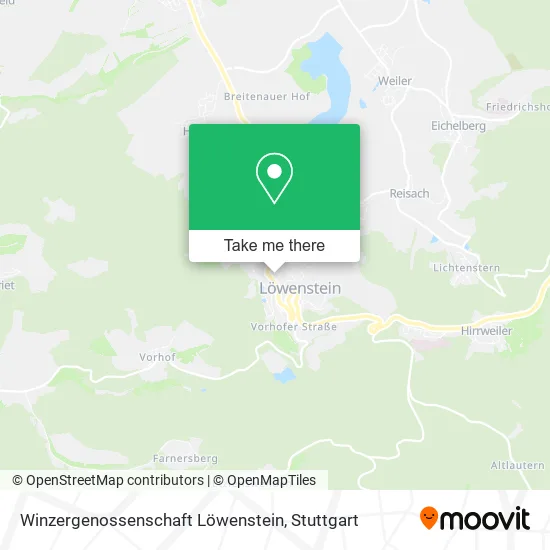 Карта Winzergenossenschaft Löwenstein