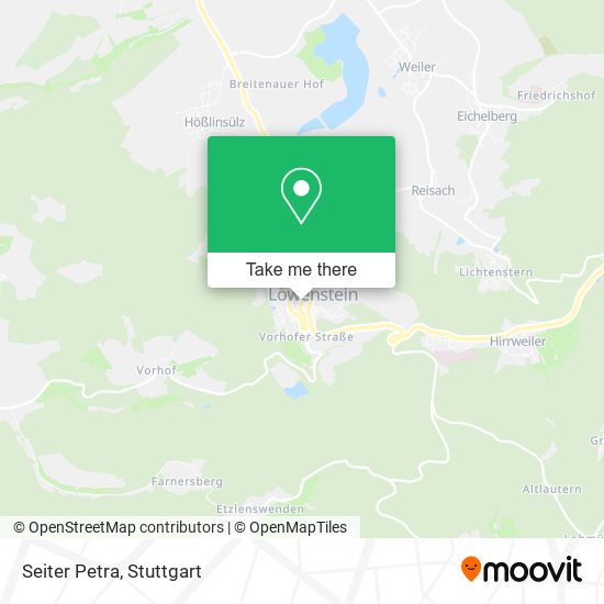 Карта Seiter Petra