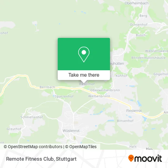 Карта Remote Fitness Club