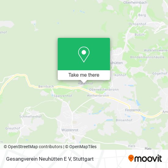 Gesangverein Neuhütten E V map