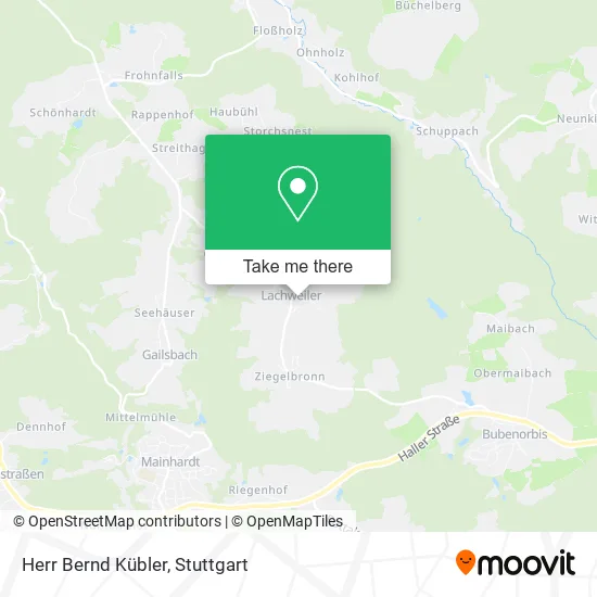 Карта Herr Bernd Kübler