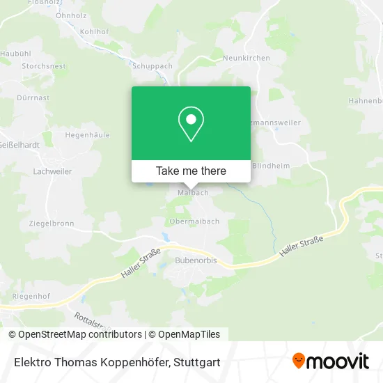 Карта Elektro Thomas Koppenhöfer