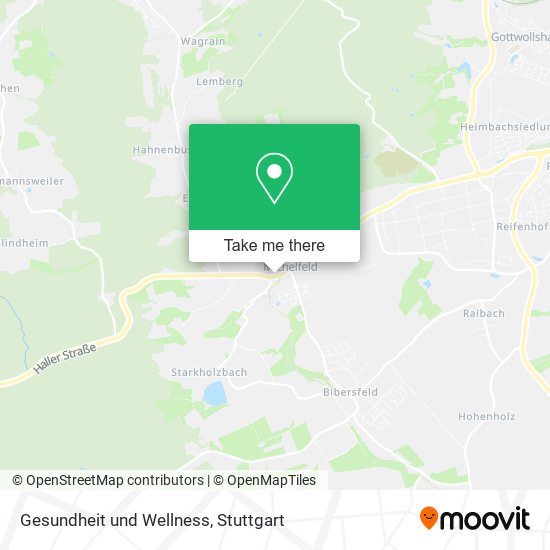 Gesundheit und Wellness map