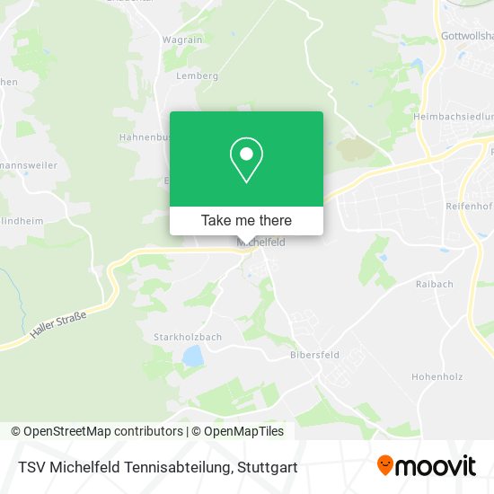 Карта TSV Michelfeld Tennisabteilung