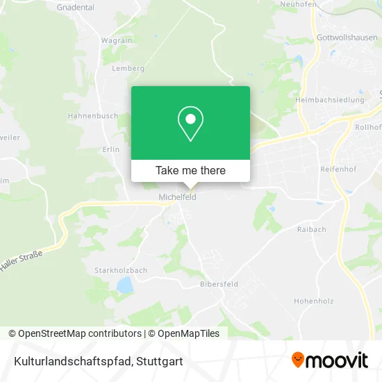 Карта Kulturlandschaftspfad
