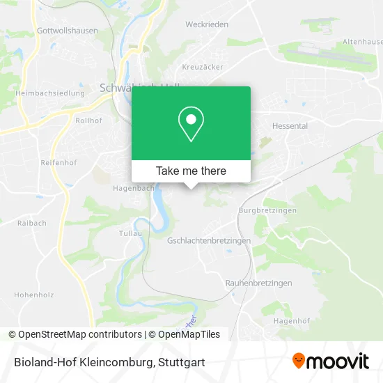 Карта Bioland-Hof Kleincomburg