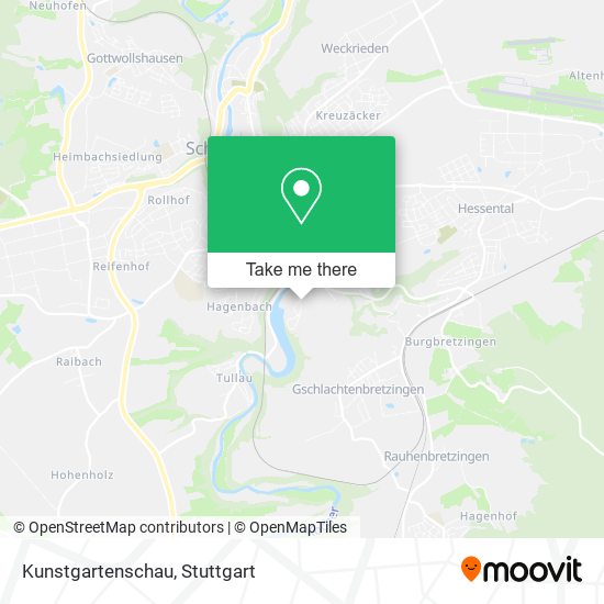 Карта Kunstgartenschau