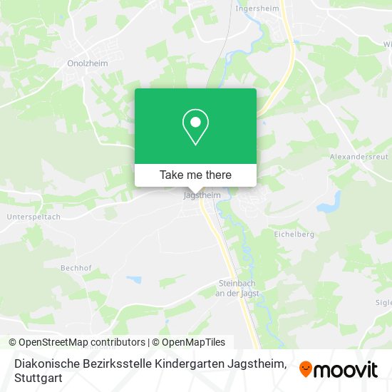Diakonische Bezirksstelle Kindergarten Jagstheim map