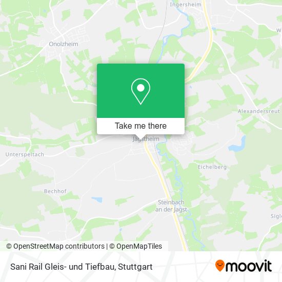 Sani Rail Gleis- und Tiefbau map