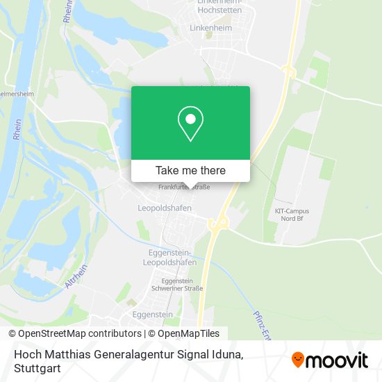 Карта Hoch Matthias Generalagentur Signal Iduna