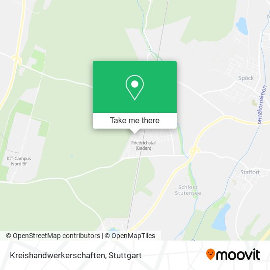 Карта Kreishandwerkerschaften