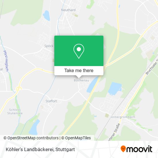 Köhler's Landbäckerei map