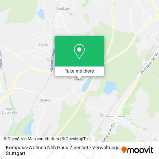 Kompass-Wohnen Nhh Haus 2 Sechste Verwaltungs map