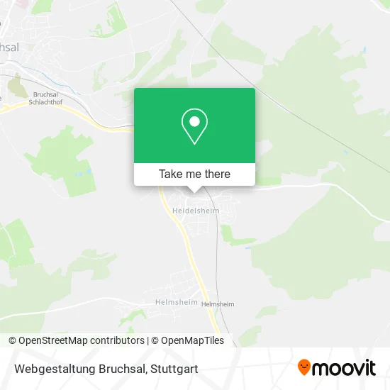 Карта Webgestaltung Bruchsal