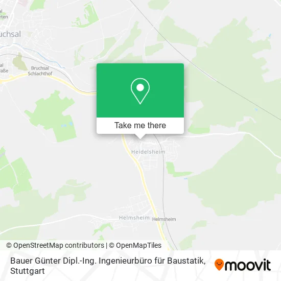 Карта Bauer Günter Dipl.-Ing. Ingenieurbüro für Baustatik