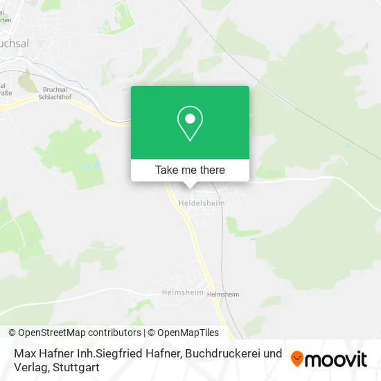 Карта Max Hafner Inh.Siegfried Hafner, Buchdruckerei und Verlag