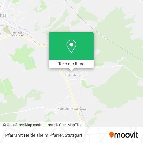 Pfarramt Heidelsheim Pfarrer map