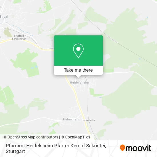 Карта Pfarramt Heidelsheim Pfarrer Kempf Sakristei