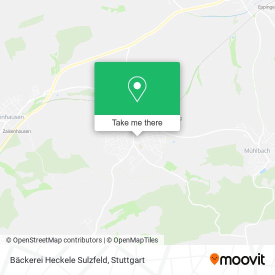 Bäckerei Heckele Sulzfeld map