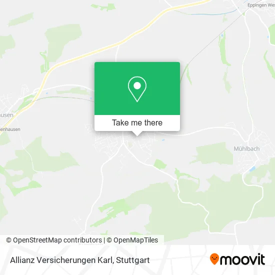 Карта Allianz Versicherungen Karl