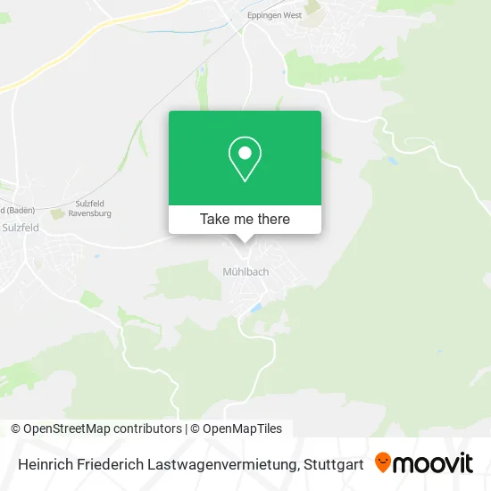 Карта Heinrich Friederich Lastwagenvermietung