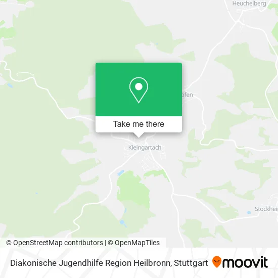 Карта Diakonische Jugendhilfe Region Heilbronn