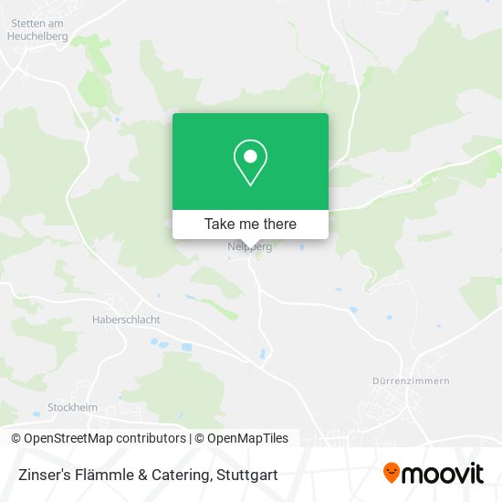 Zinser's Flämmle & Catering map