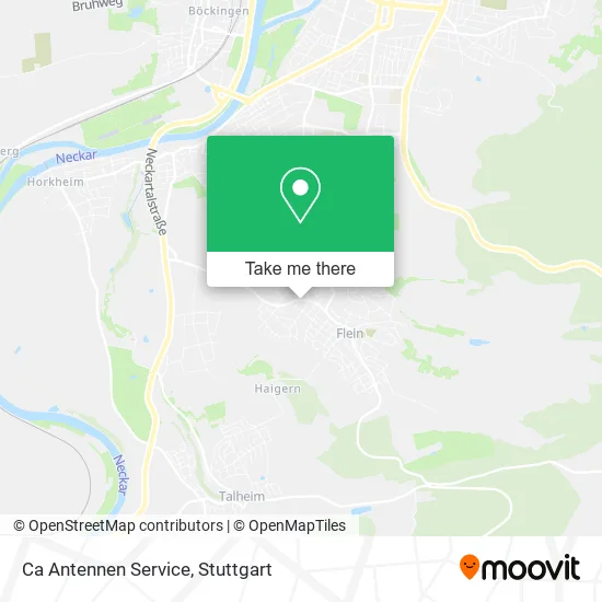 Карта Ca Antennen Service