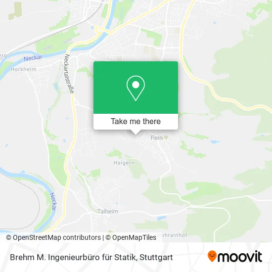 Карта Brehm M. Ingenieurbüro für Statik