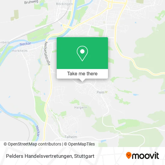 Карта Pelders Handelsvertretungen