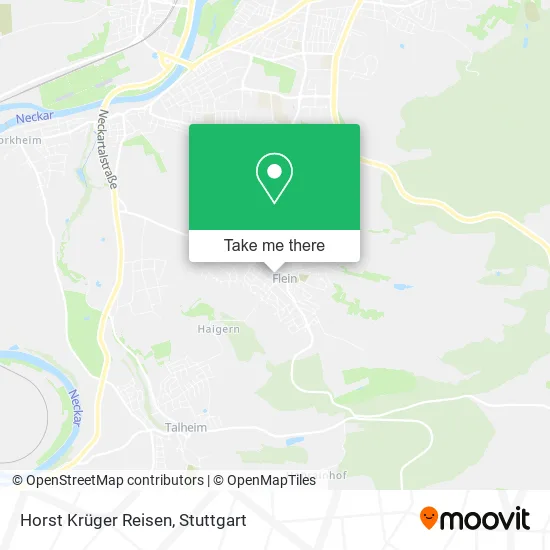 Карта Horst Krüger Reisen