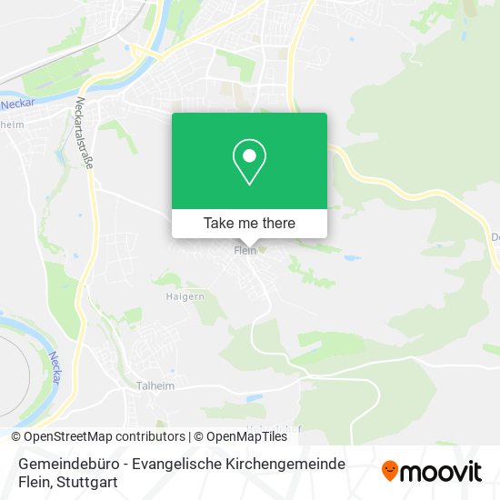 Gemeindebüro - Evangelische Kirchengemeinde Flein map