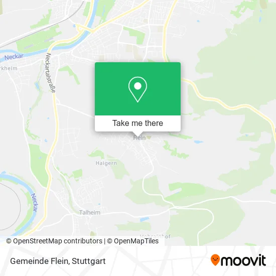 Карта Gemeinde Flein