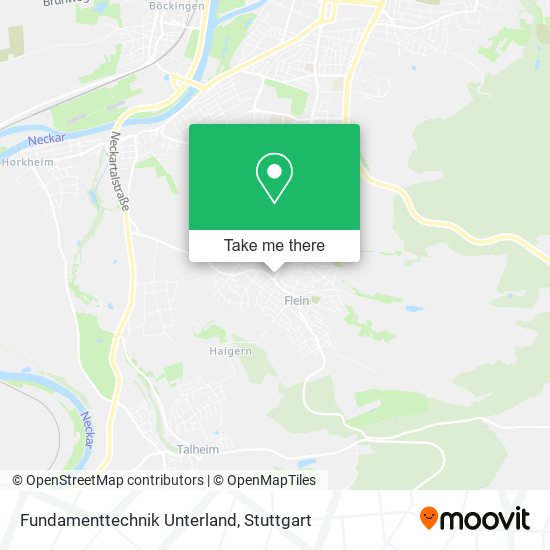 Fundamenttechnik Unterland map