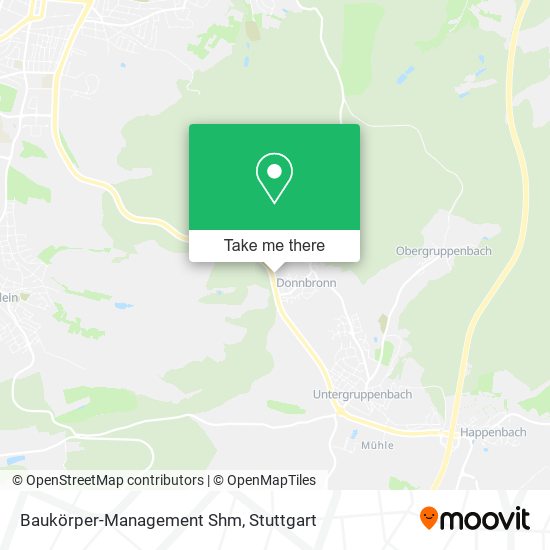 Карта Baukörper-Management Shm