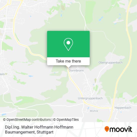 Dipl.Ing. Walter Hoffmann Hoffmann Baumangement map