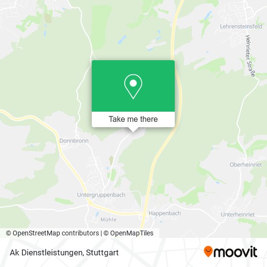 Ak Dienstleistungen map